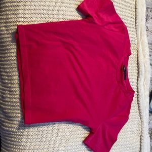 hot pink zara crop top